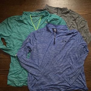 Three zip ups - Under Armour, Nike - sz xxl